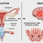 difference between cumming and orgasm