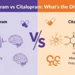 difference between escitalopram and citalopram