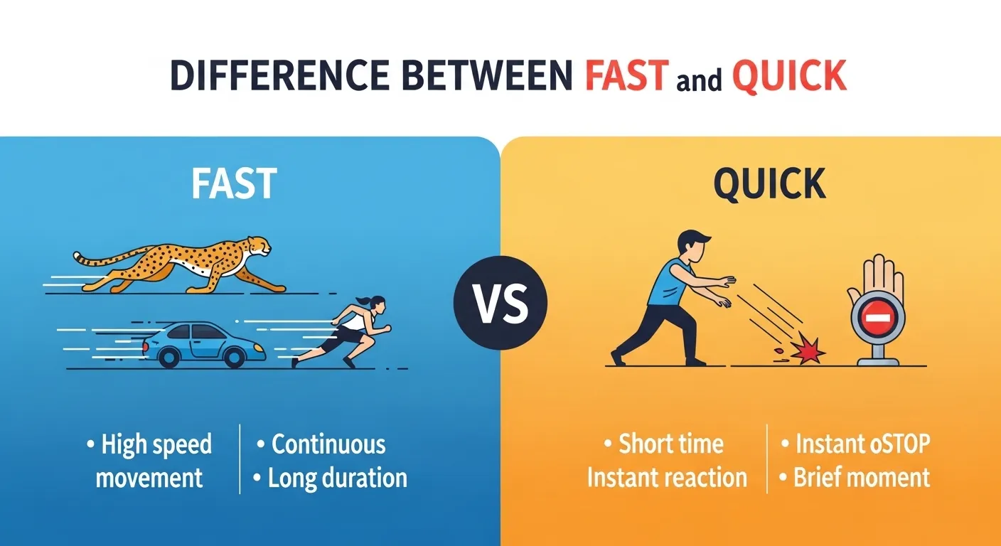 Difference Between Fast and Quick