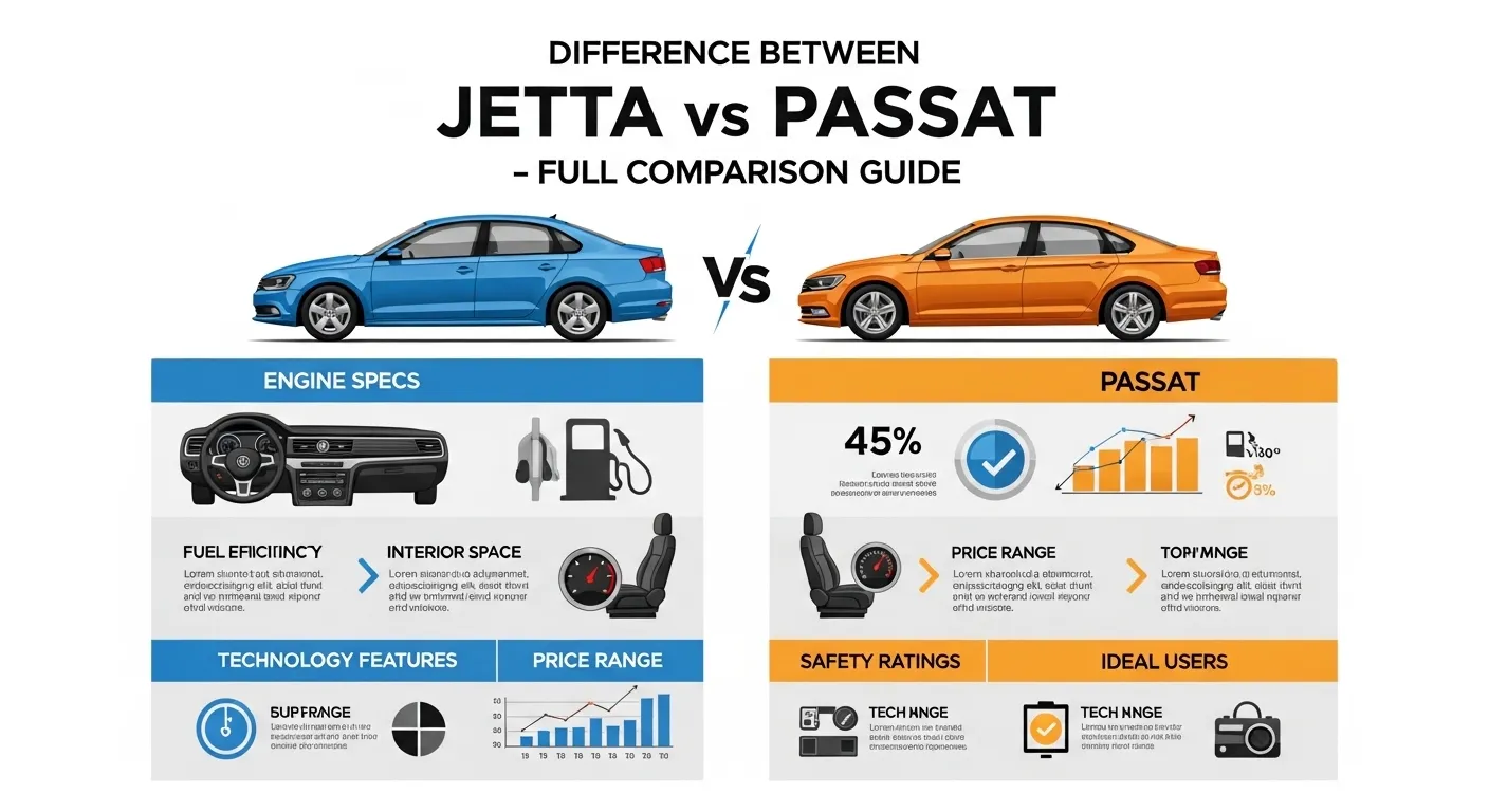 difference between jetta and passat