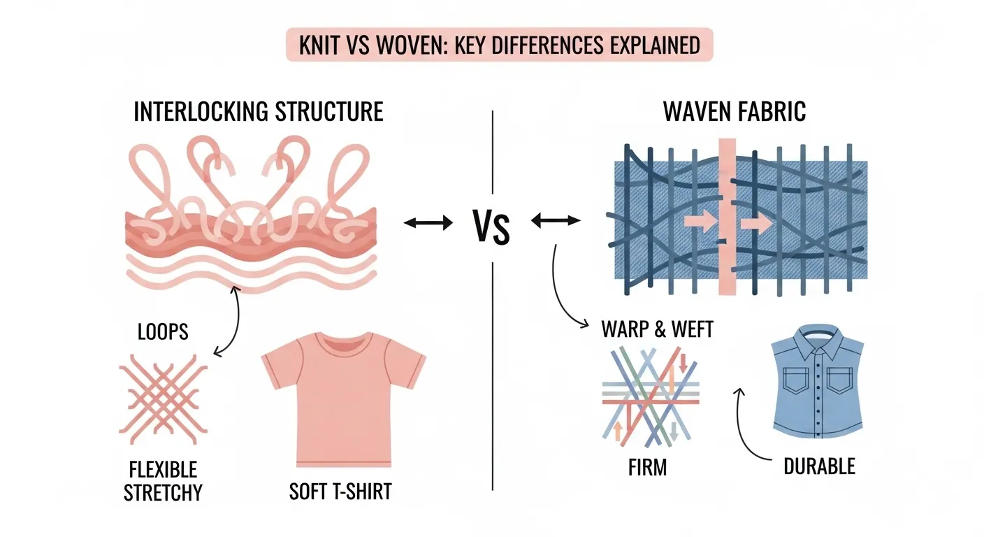 Difference Between Knit and Woven