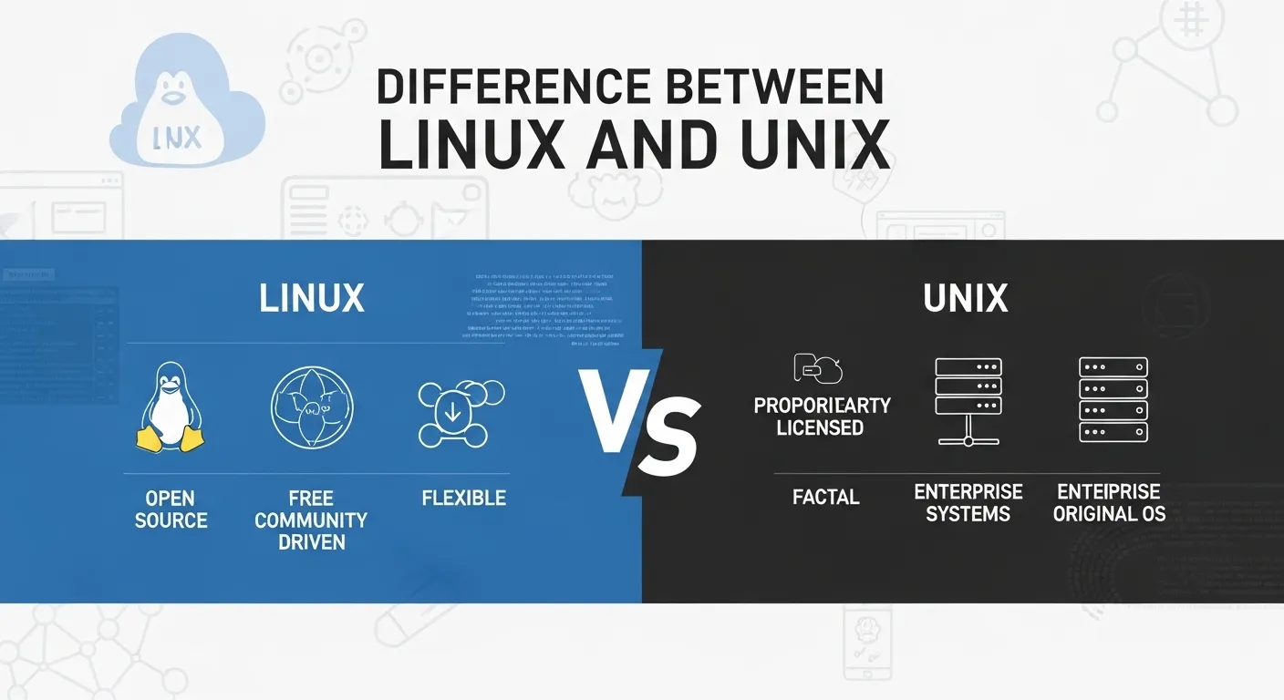 difference between linux and unix