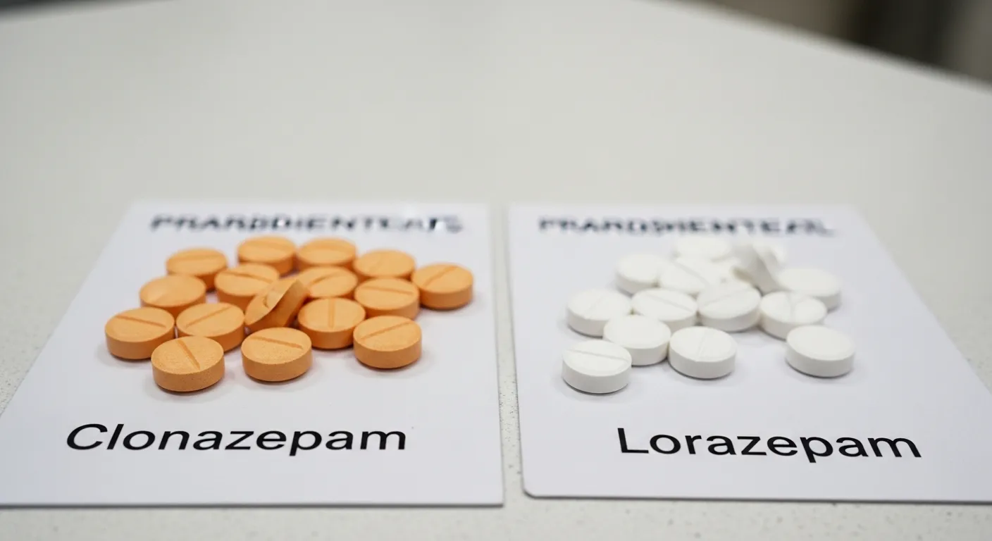 difference between clonazepam and lorazepam