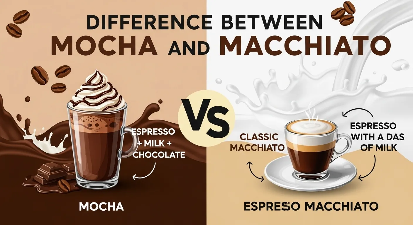 difference between mocha and macchiato