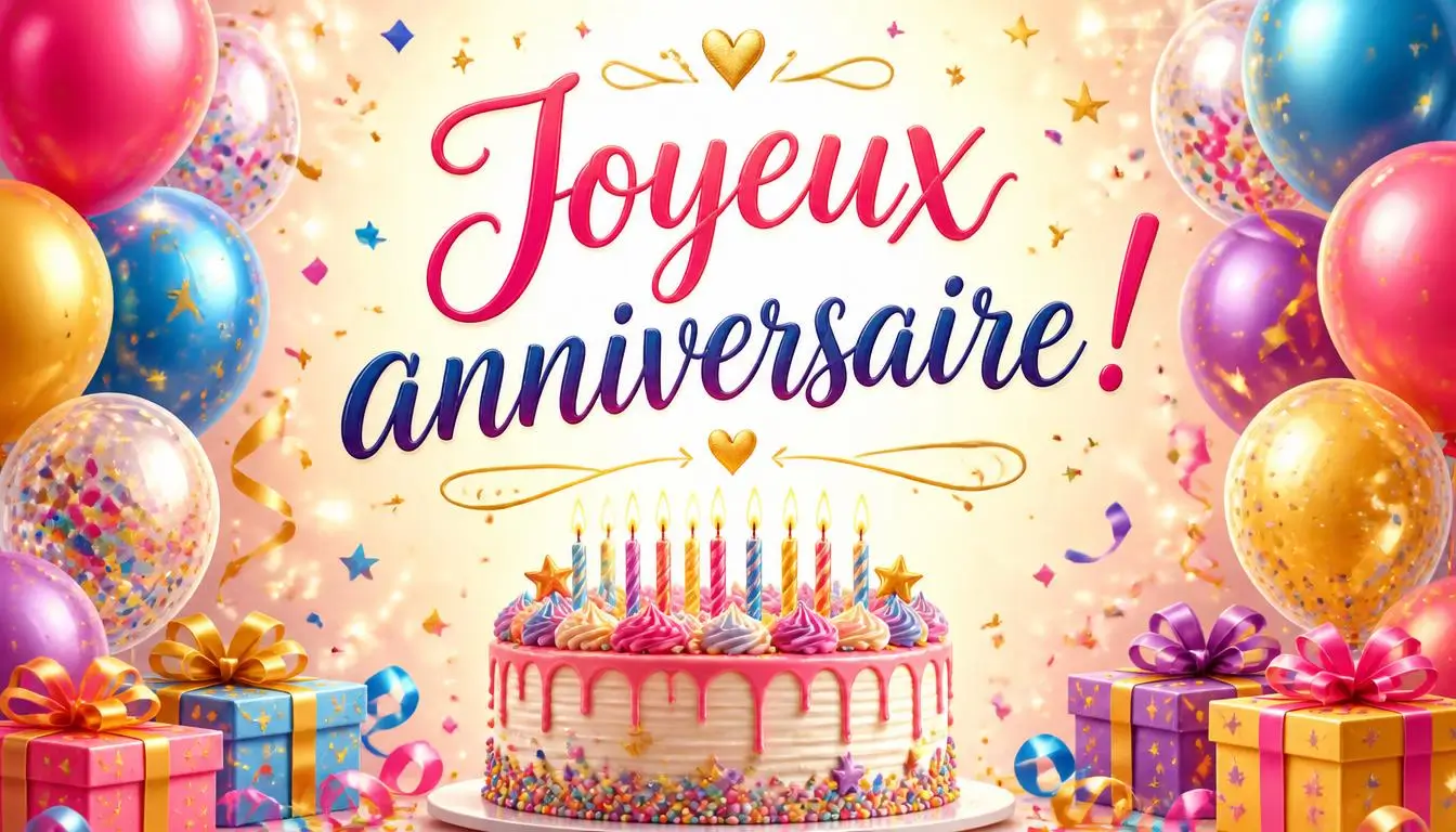 birthday wishes in french