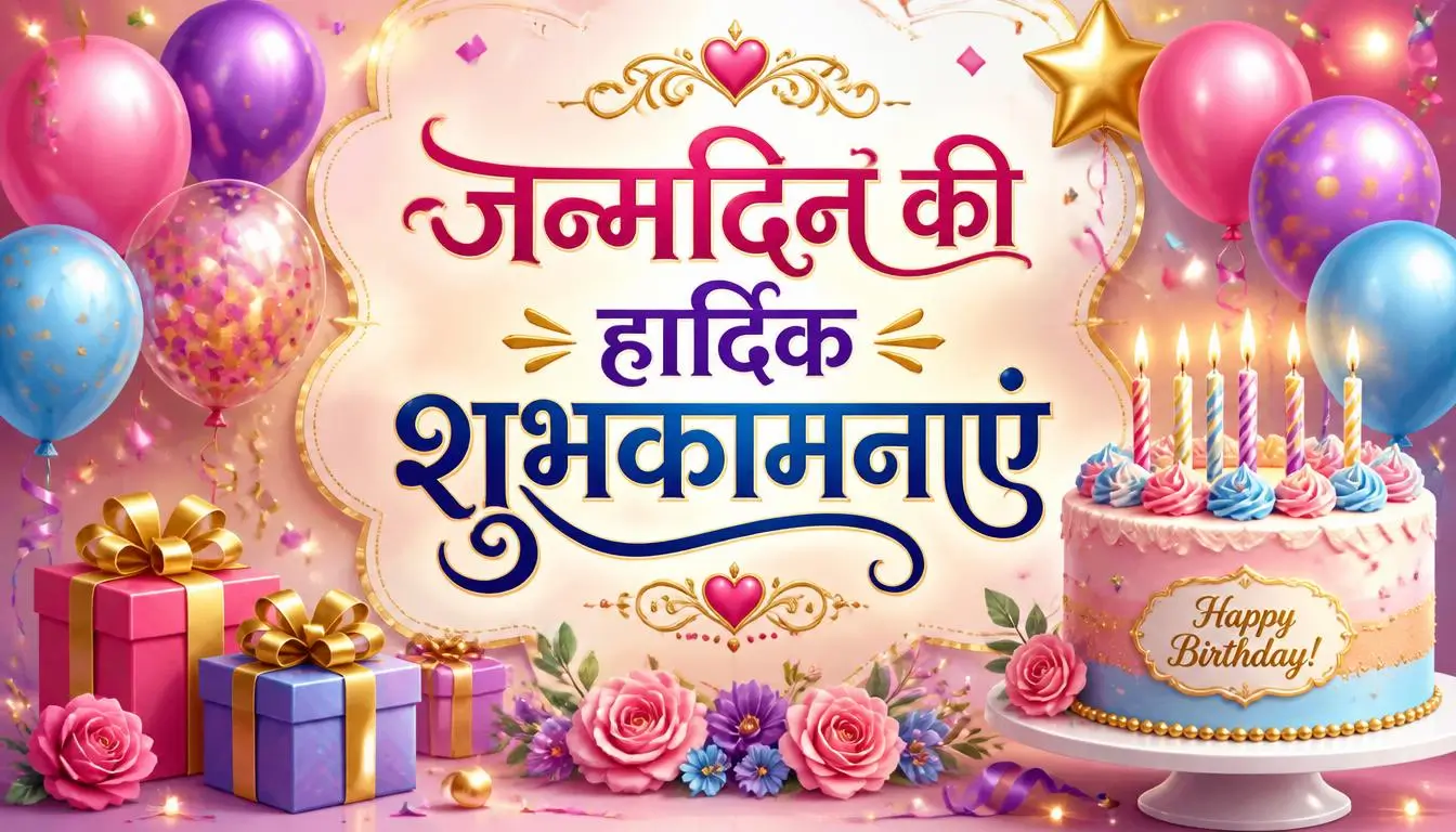 birthday wishes in Hindi