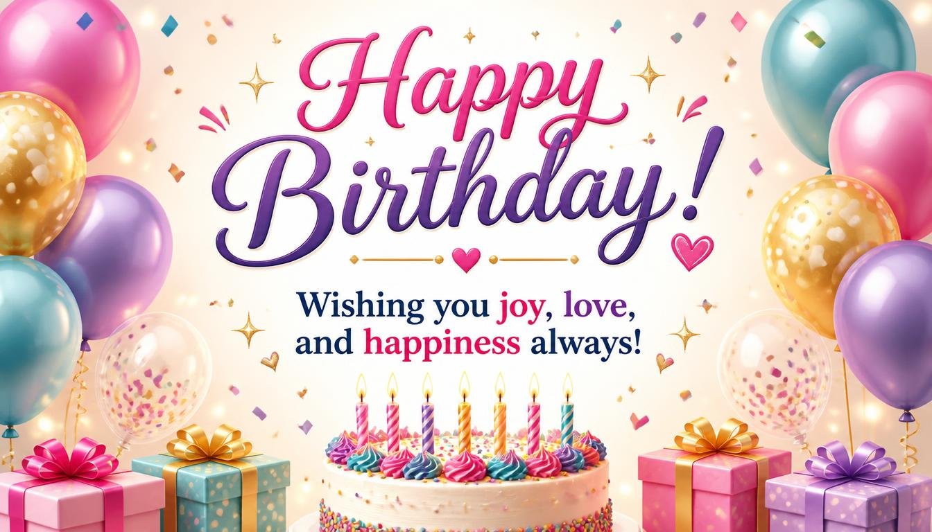2 line birthday wishes