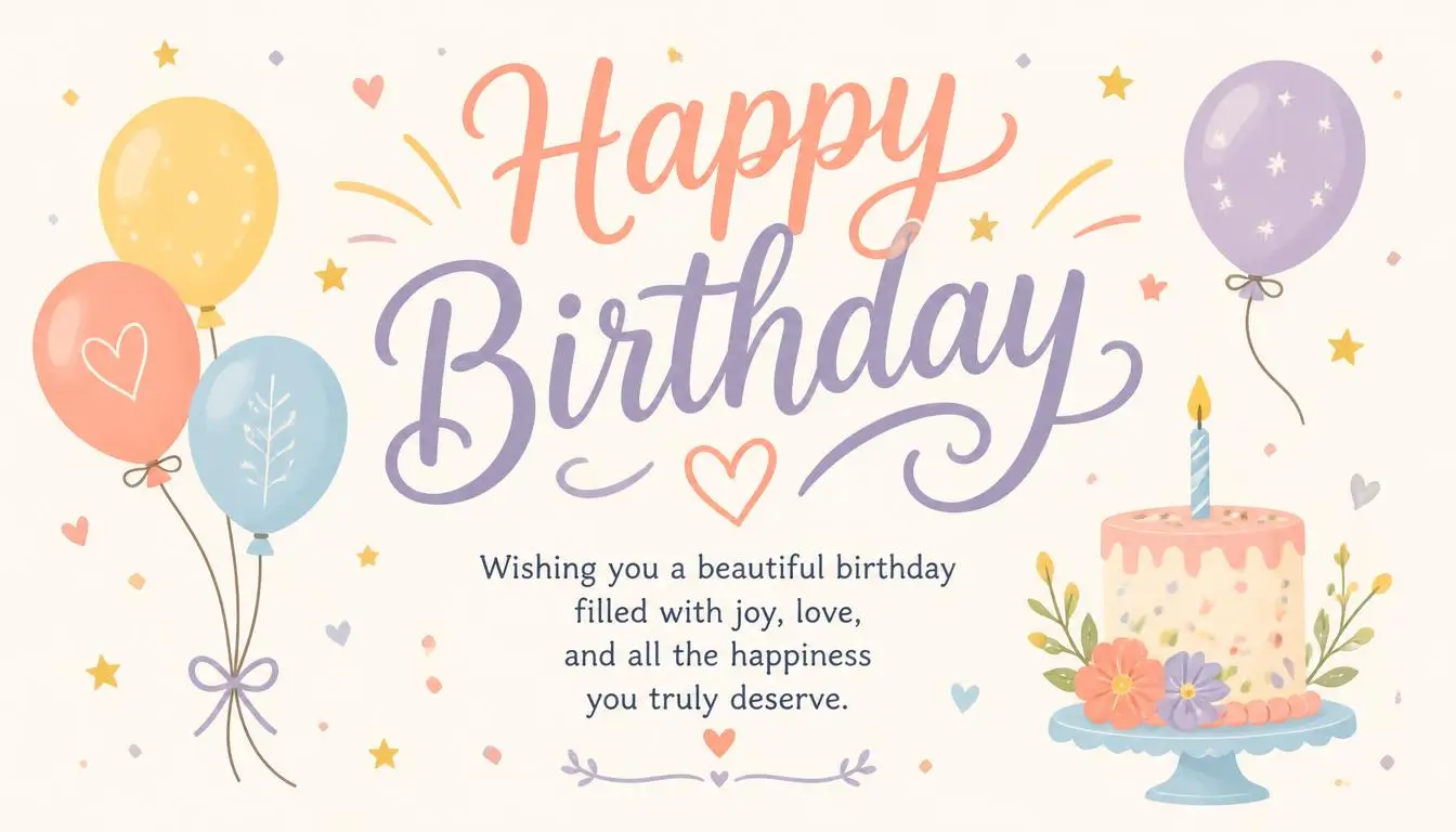 simple unique birthday wishes