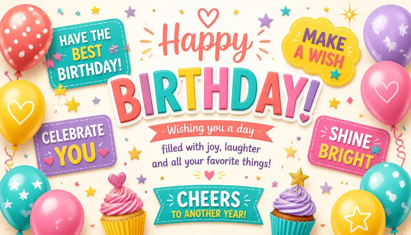 unique short birthday wishes